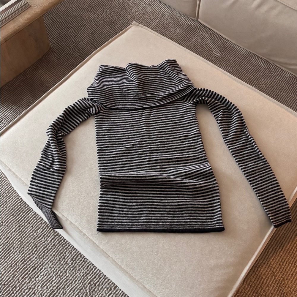 madewell off shoulder knit top